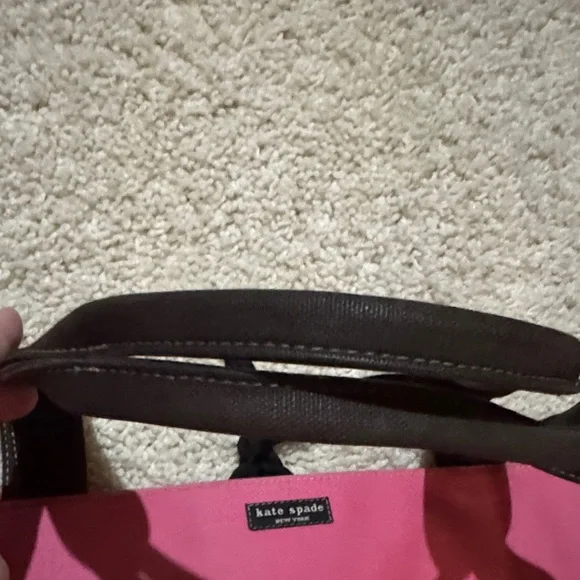 Kate Spade Pink and Brown Totes with Modern Design - Picture 4 of 10